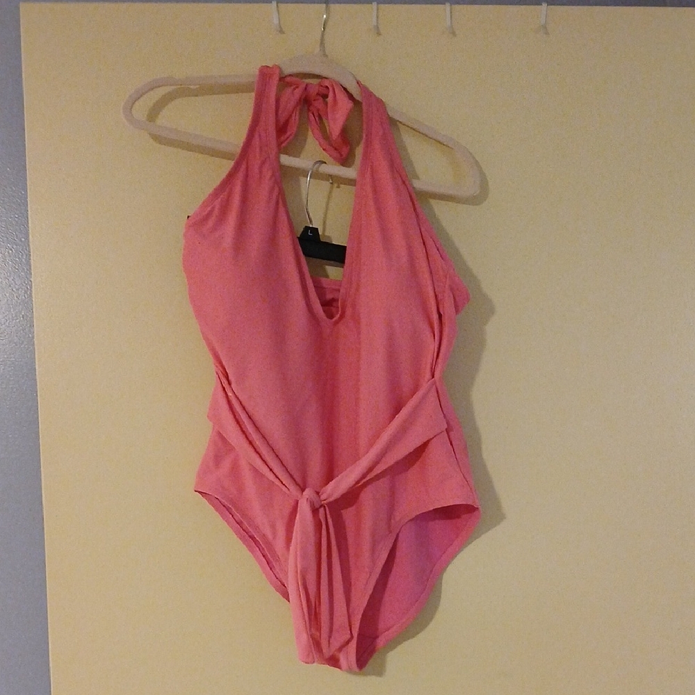 Shade & Shore Pink One Piece Swimsuit